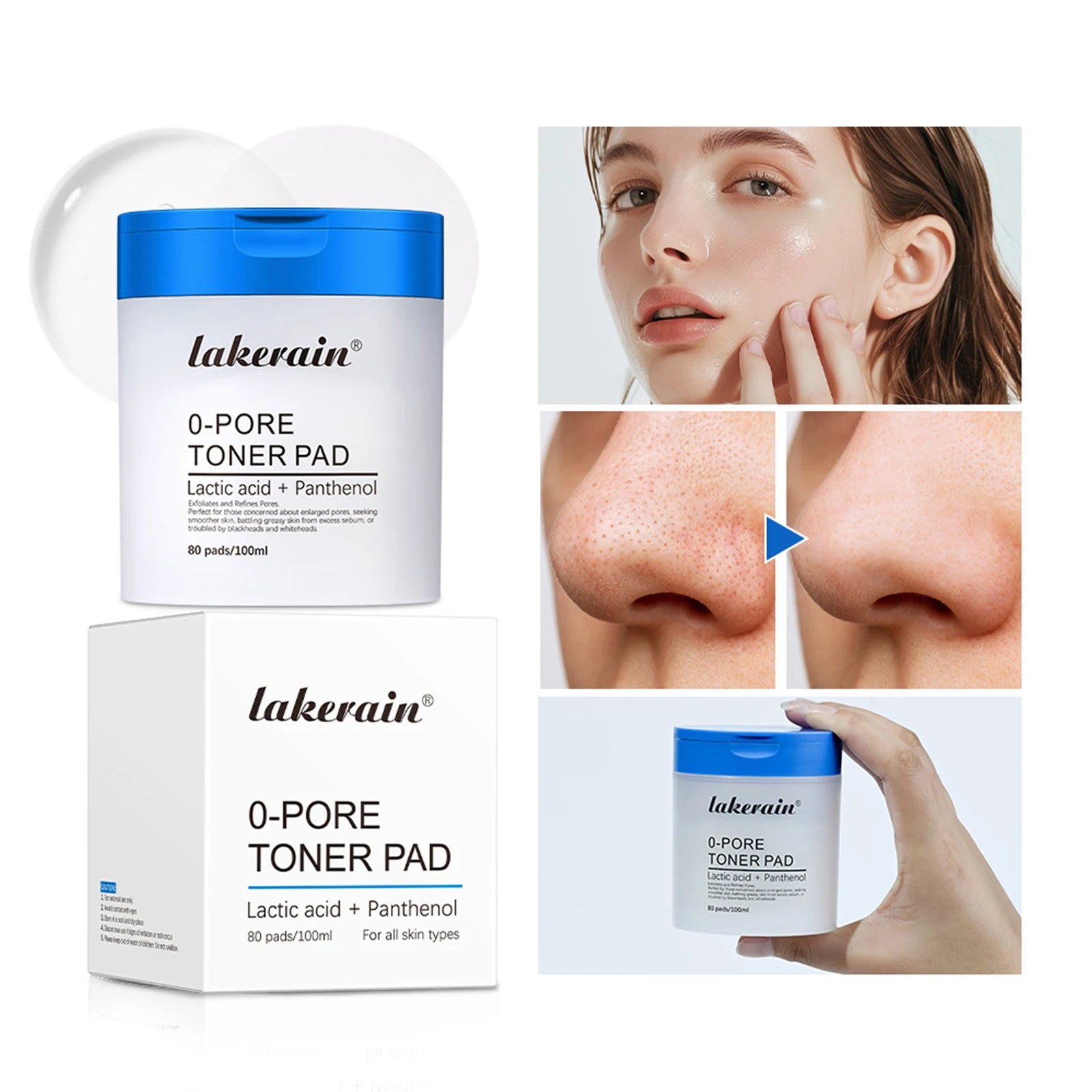 Lakerain Zero Pore Toner Pads