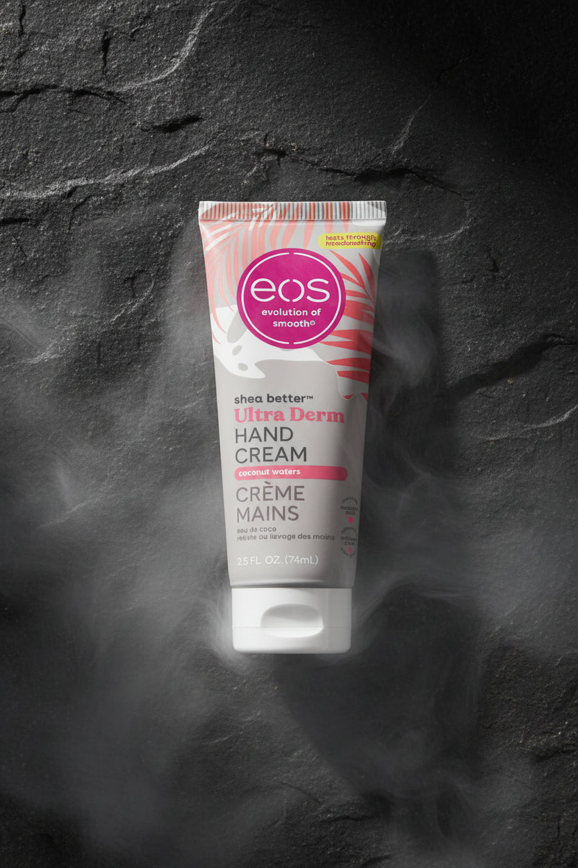 EOS Shea Better 74ml Hand Cream - Ultra Derm Moisturizing Shea Butter Enriched For Dry Cracked Skin Repair 24H Hand Skin Care