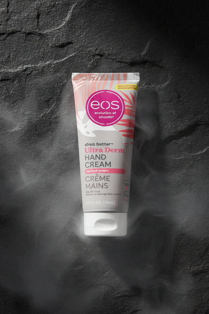 EOS Shea Better 74ml Hand Cream - Ultra Derm Moisturizing Shea Butter Enriched For Dry Cracked Skin Repair 24H Hand Skin Care