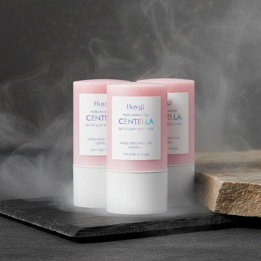 Hoygi Centella Asiatica Clay Stick Mask 27g – Mască Lut Calmare, Detoxifiere & Hidratare | Pori Minimizați | CPNP | Toate Tipurile de Ten