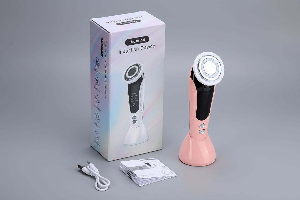 7-in-1 EMS Facial Massager – Electric Skin Care & Face Lifting Device