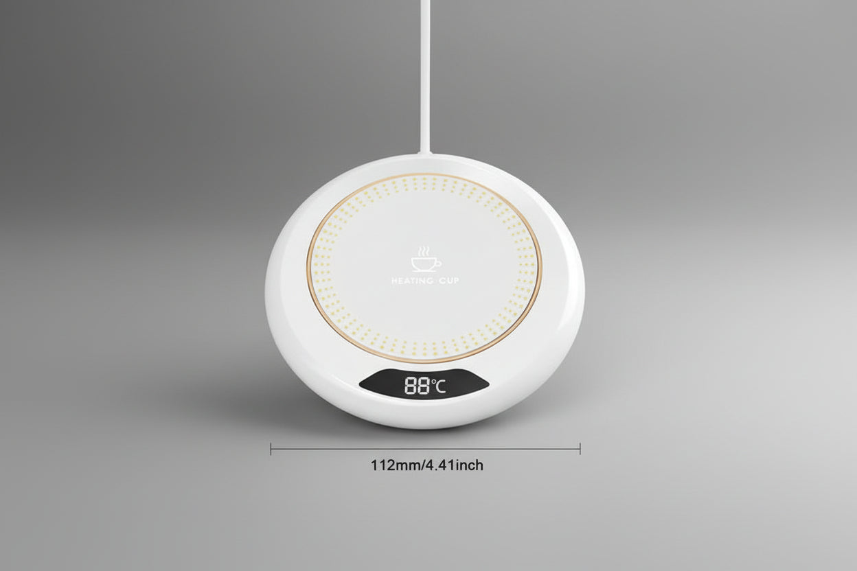 USB Coffee Cup Warmer – Smart Mug Heater with Temperature Display