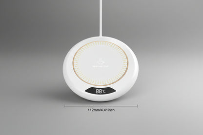 USB Coffee Cup Warmer – Smart Mug Heater with Temperature Display