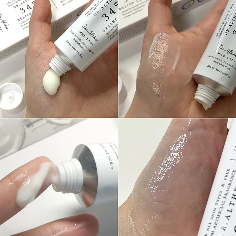 Dr.Althea 345 Cremă și spray facial hidratant, calmant, de uz zilnic, pentru refacerea, hrănirea și calmarea pielii, cremă delicată pentru toate tipurile de piele