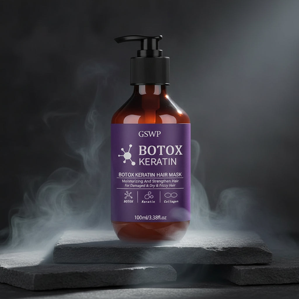 GSWP Botox Keratin Hair Mask 100/200ml – Mască Reparatoare Păr Deteriorat | Anti-Frizz & Hidratare | CPNP