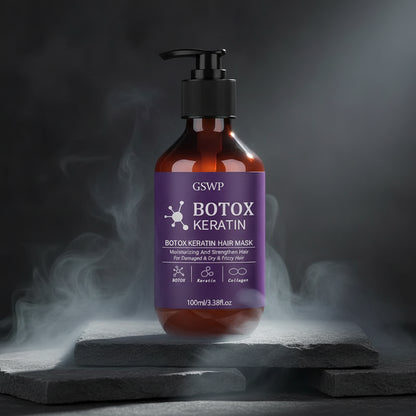 GSWP Botox Keratin Hair Mask 100/200ml – Mască Reparatoare Păr Deteriorat | Anti-Frizz & Hidratare | CPNP