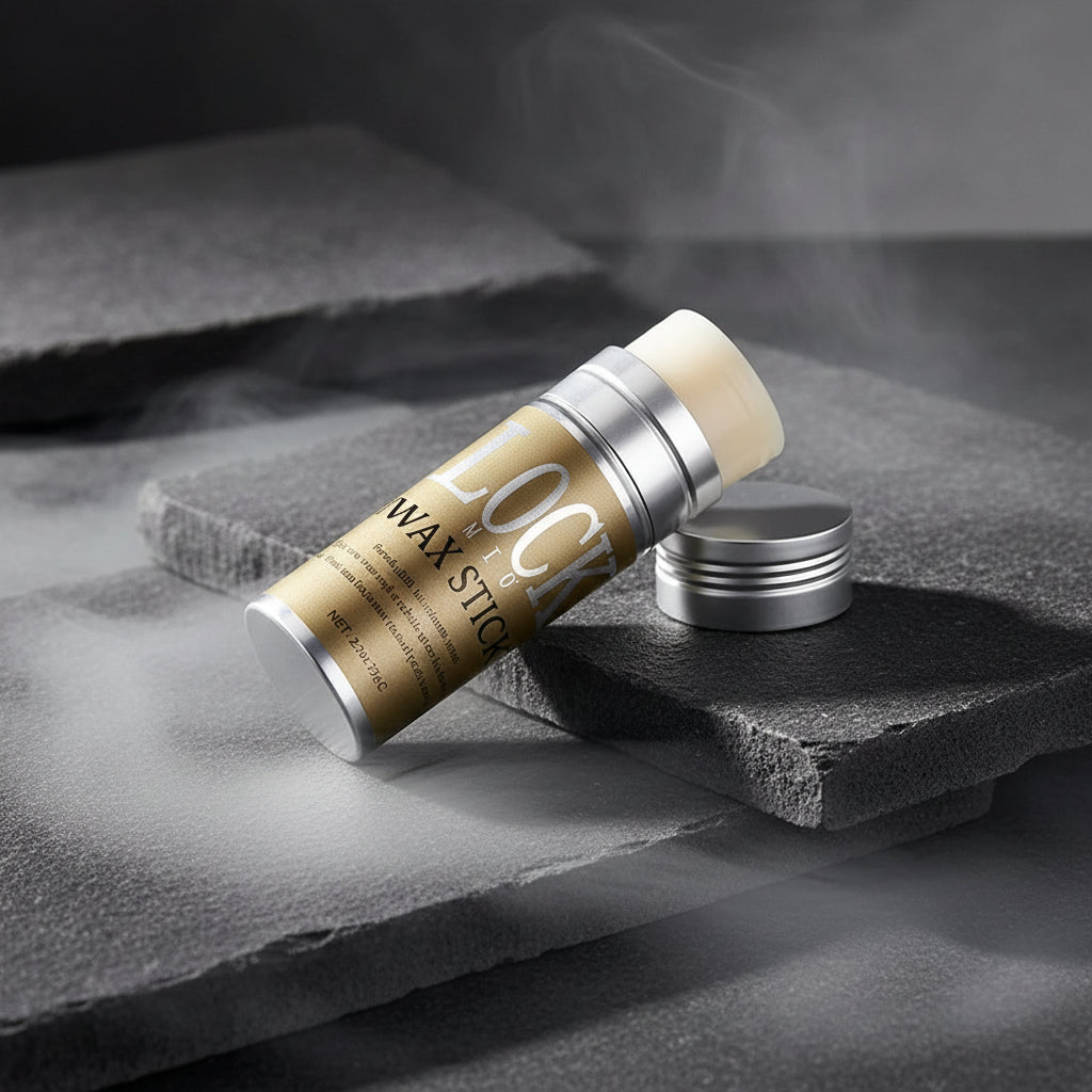LOCKMIO Wax Stick 16g – Edge Control & Styling cu Ulei de Cocos | Fixare 24h | CPNP