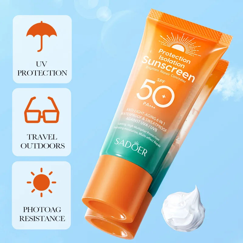 BIOAOUA Cremă Solară SPF50+ PA+++