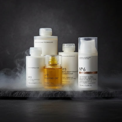 OEING Hair Care Shine Kit – Set Complet Îngrijire Păr No.3,4,5,6,7 | Mască, Șampon, Balsam & Bonding Oil | Anti-Frizz