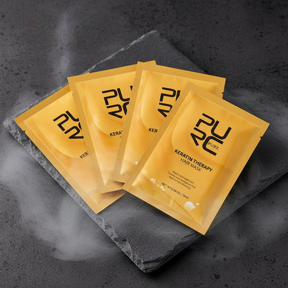 PURC Keratin Treatment Brazilian 100ml – Îndreaptă Părul Ondulat & Creț | Efect 3-4 Luni | 4 Concentrații