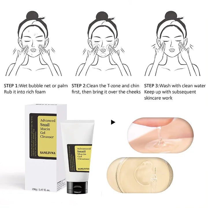 OEING Snail Mucin Gel Cleanser