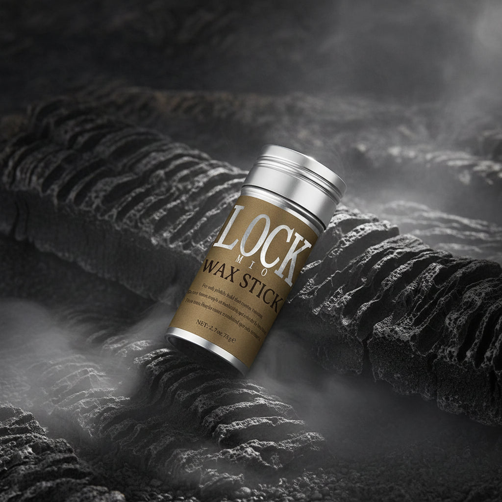 LOCKMIO Wax Stick 16g – Edge Control & Styling cu Ulei de Cocos | Fixare 24h | CPNP