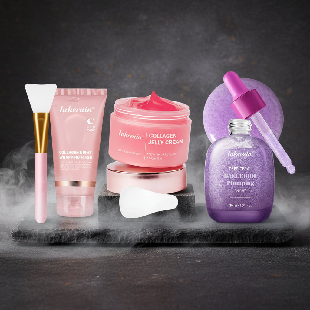 Mască Peel-Off Colagen Nocturnă cu Acid Hialuronic & Ceramide