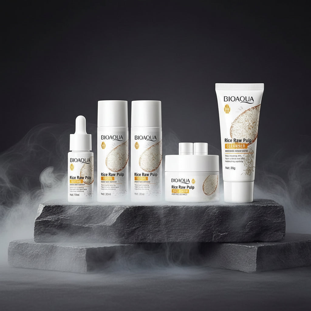 Set Skincare cu Extract de Orez