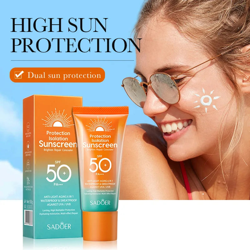 BIOAOUA Cremă Solară SPF50+ PA+++