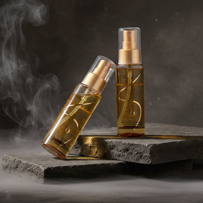 OUZHINI Spray Ulei Parfumat Păr 100ml – Anti-Frizz, Luciu & Parfum Persistent | Îngrijire Profundă