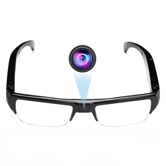 1080P HD Camera Glasses – Wearable Mini Video Recorder with Audio