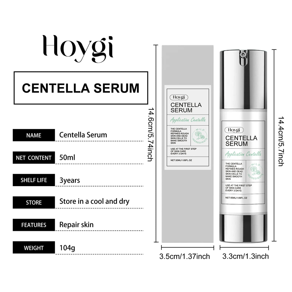 Hoygi Mască Stick Argilă cu Centella Asiatica