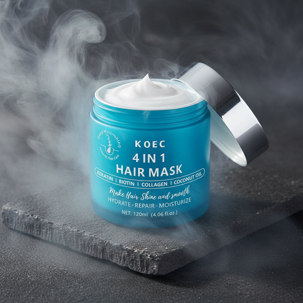 Keratin Repair Hair Mask cu Colagen 120ml – Repară, Hidratează & Netezește Părul Uscat & Creț | CPNP