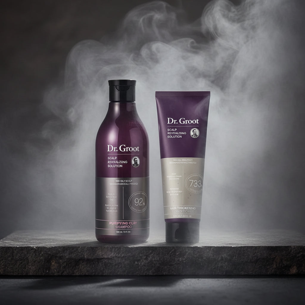 Dr.Groot Anti-Hair Loss Șampon & Balsam Set – Anti-Cădere, Anti-Mătreață & Hidratare | 385ml + 250ml