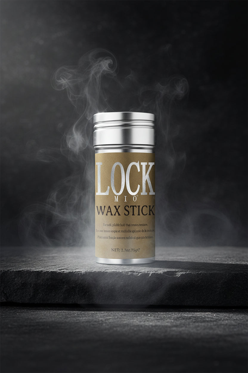 LOCKMIO Wax Stick 16g – Edge Control & Styling cu Ulei de Cocos | Fixare 24h | CPNP