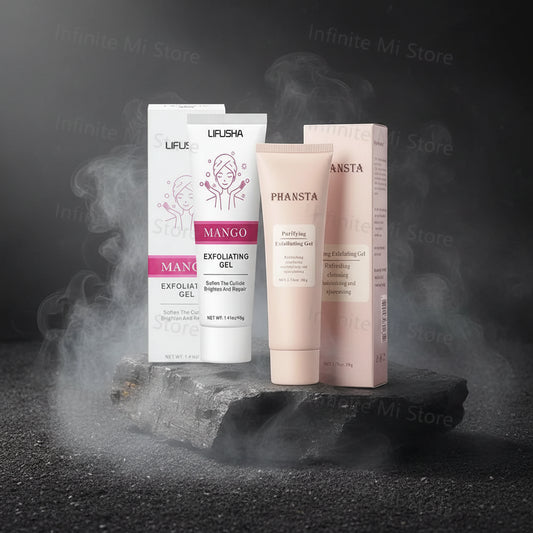 EELHOE Face Exfoliating Gel 40g/50g – Exfoliere Blândă, Curățare Profundă Pori & Oil-Control | Ten Neted & Luminos