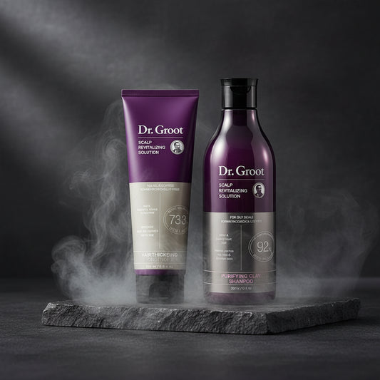 Dr.Groot Anti-Hair Loss Șampon & Balsam Set – Anti-Cădere, Anti-Mătreață & Hidratare | 385ml + 250ml