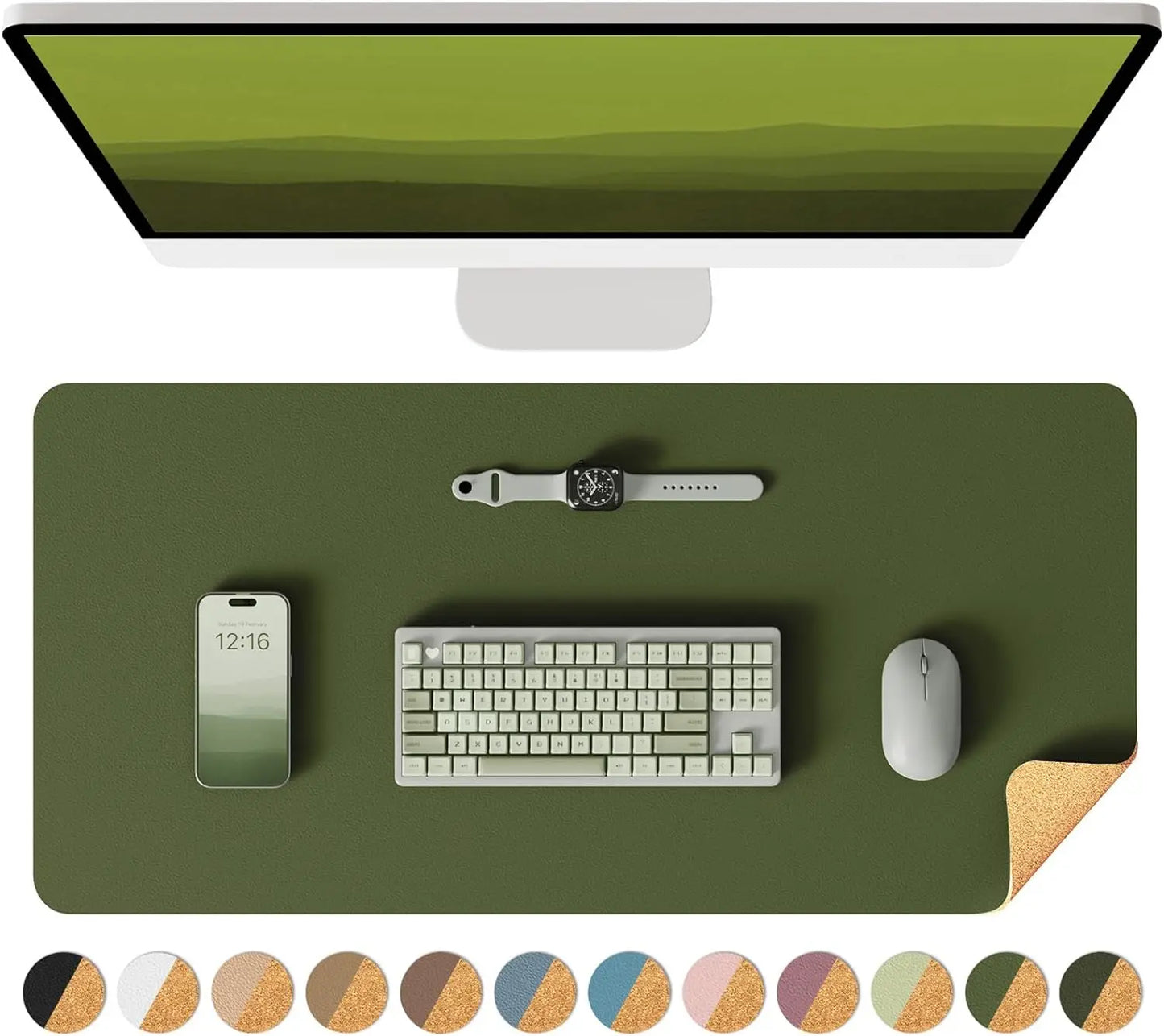 Large Waterproof Mouse Pad & Desk Blotter – Office & Gaming