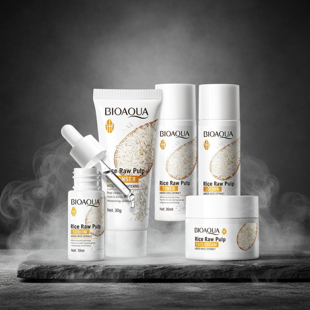 Set Skincare cu Extract de Orez