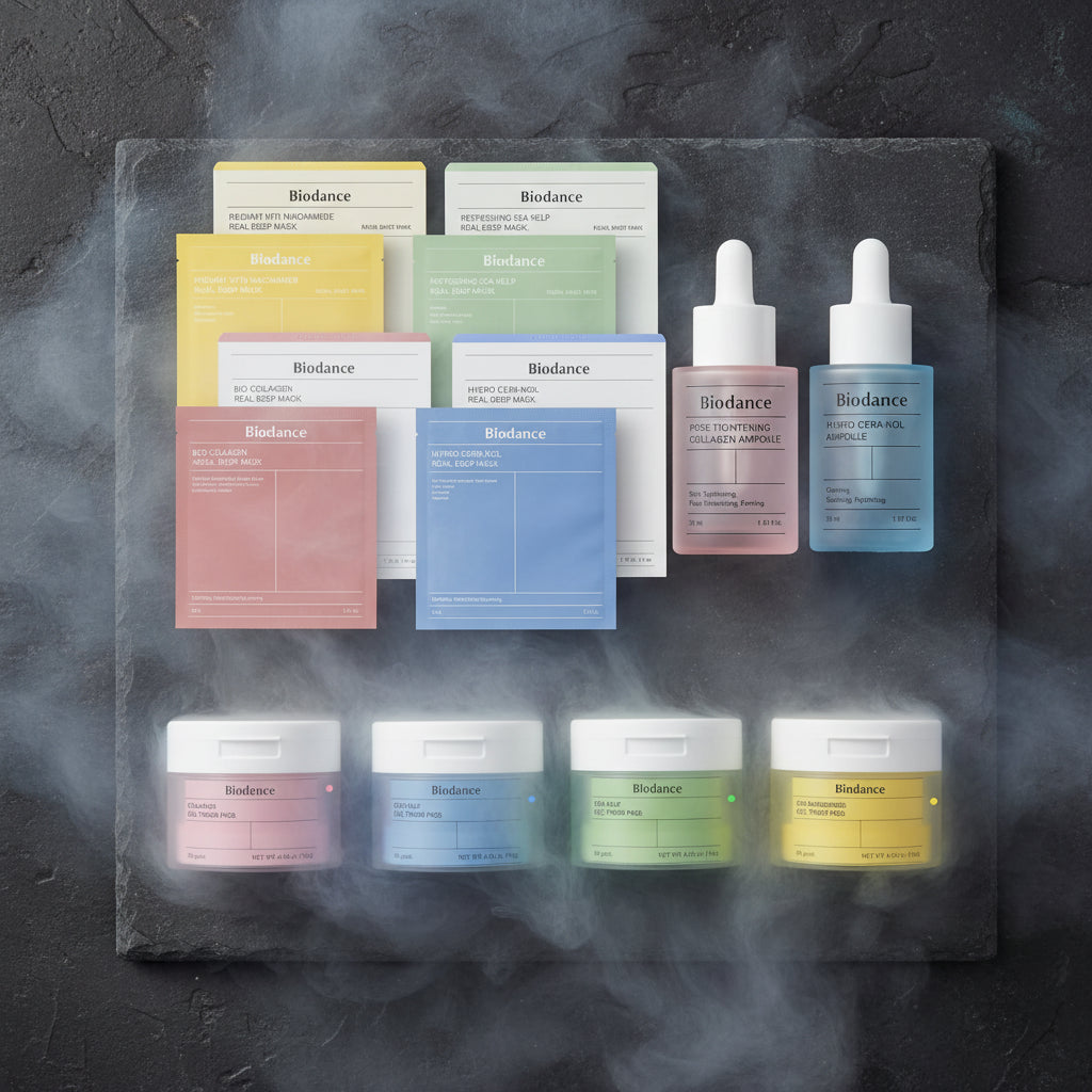 Mască Facială cu Colagen & Esențe Korean Skincare