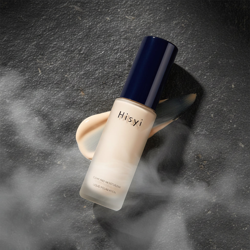 HISYI Fond de Ten Lichid 30ml – Acoperire Completă, Waterproof & Luminozitate | Oil-Control | CPNP