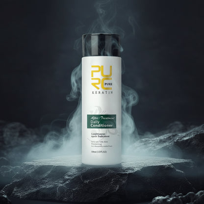 PURC Keratin Treatment Brazilian 100ml – Îndreaptă Părul Ondulat & Creț | Efect 3-4 Luni | 4 Concentrații