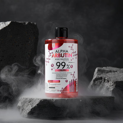 AHA + Arbutin Body & Face Serum Water 500ml – Exfoliere, Hidratare & Luminozitate | Oil-Control | CPNP