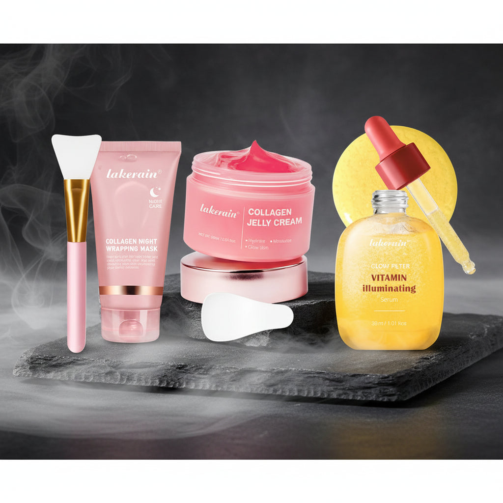 Mască Peel-Off Colagen Nocturnă cu Acid Hialuronic & Ceramide