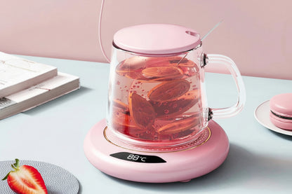 USB Coffee Cup Warmer – Smart Mug Heater with Temperature Display