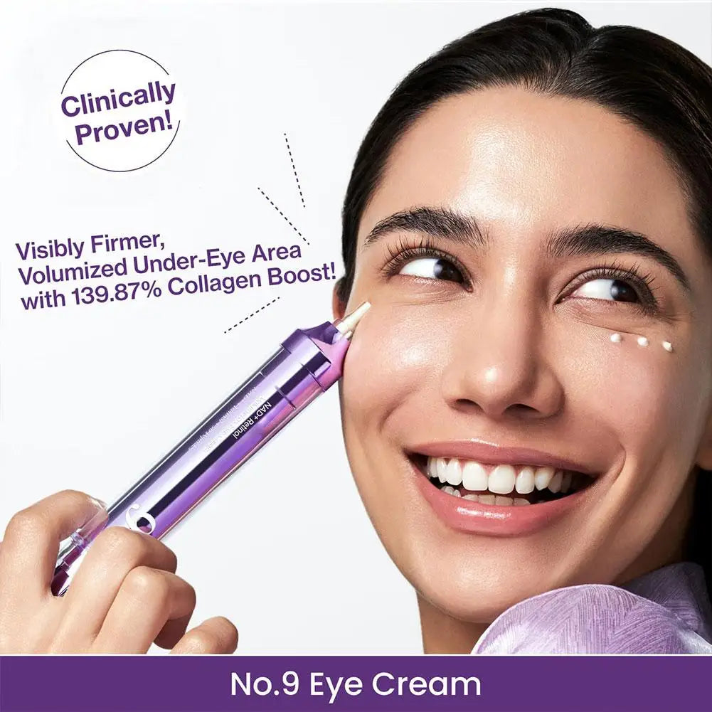 NO.9 NAD+ PDRN Cremă Contur Ochi & Esență Facială