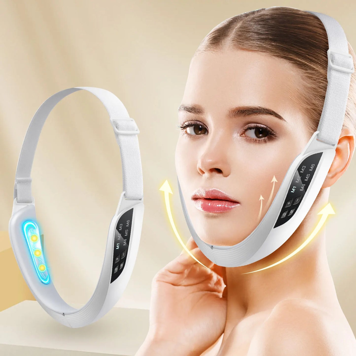 EMS V-Face Lifting Device – Electric Facial Massager for Firming Skin