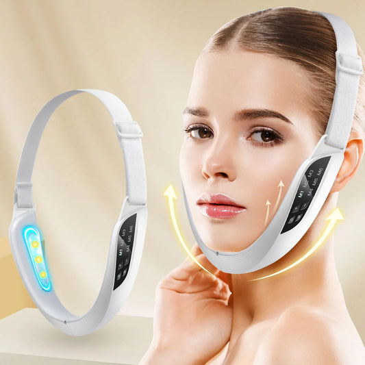 EMS V-Face Lifting Device – Electric Facial Massager for Firming Skin