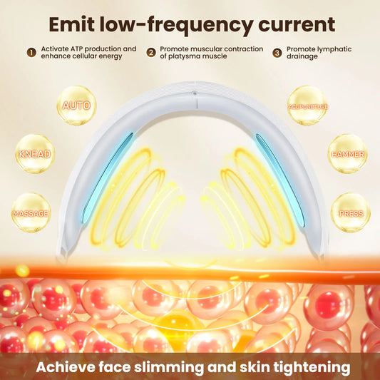 EMS V-Face Lifting Device – Electric Facial Massager for Firming Skin