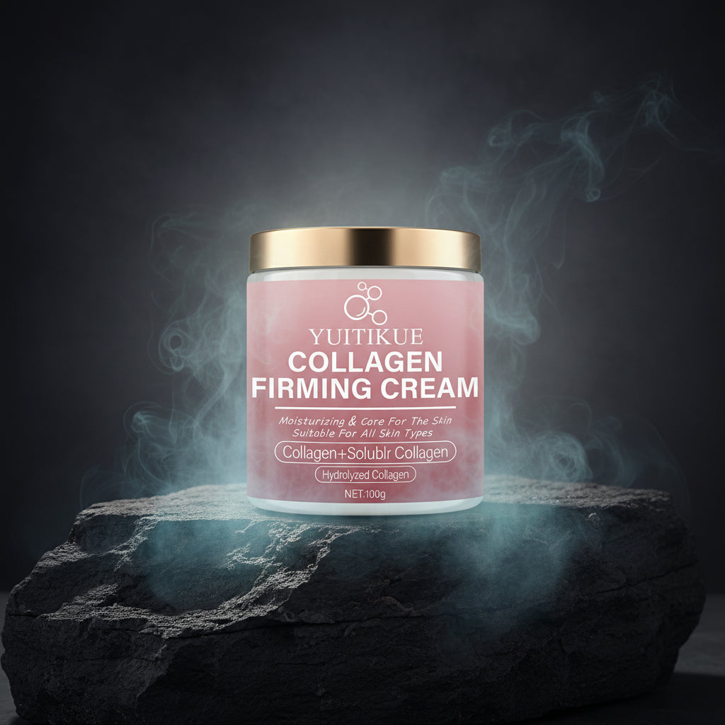 YUITIKUE Collagen Firming Cream 100g – Cremă Fermitate Corp | Brațe, Talie & Picioare | Anti-Aging | CPNP