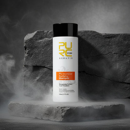 PURC Keratin Treatment Brazilian 100ml – Îndreaptă Părul Ondulat & Creț | Efect 3-4 Luni | 4 Concentrații