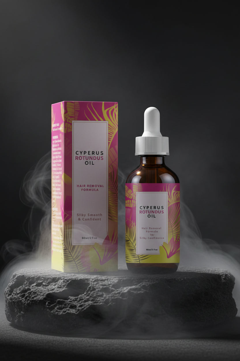 Ulei Inhibitor Creștere Păr 60ml – Jojoba, Migdale & Măceș | Piele Moale & Epilare Mai Rară