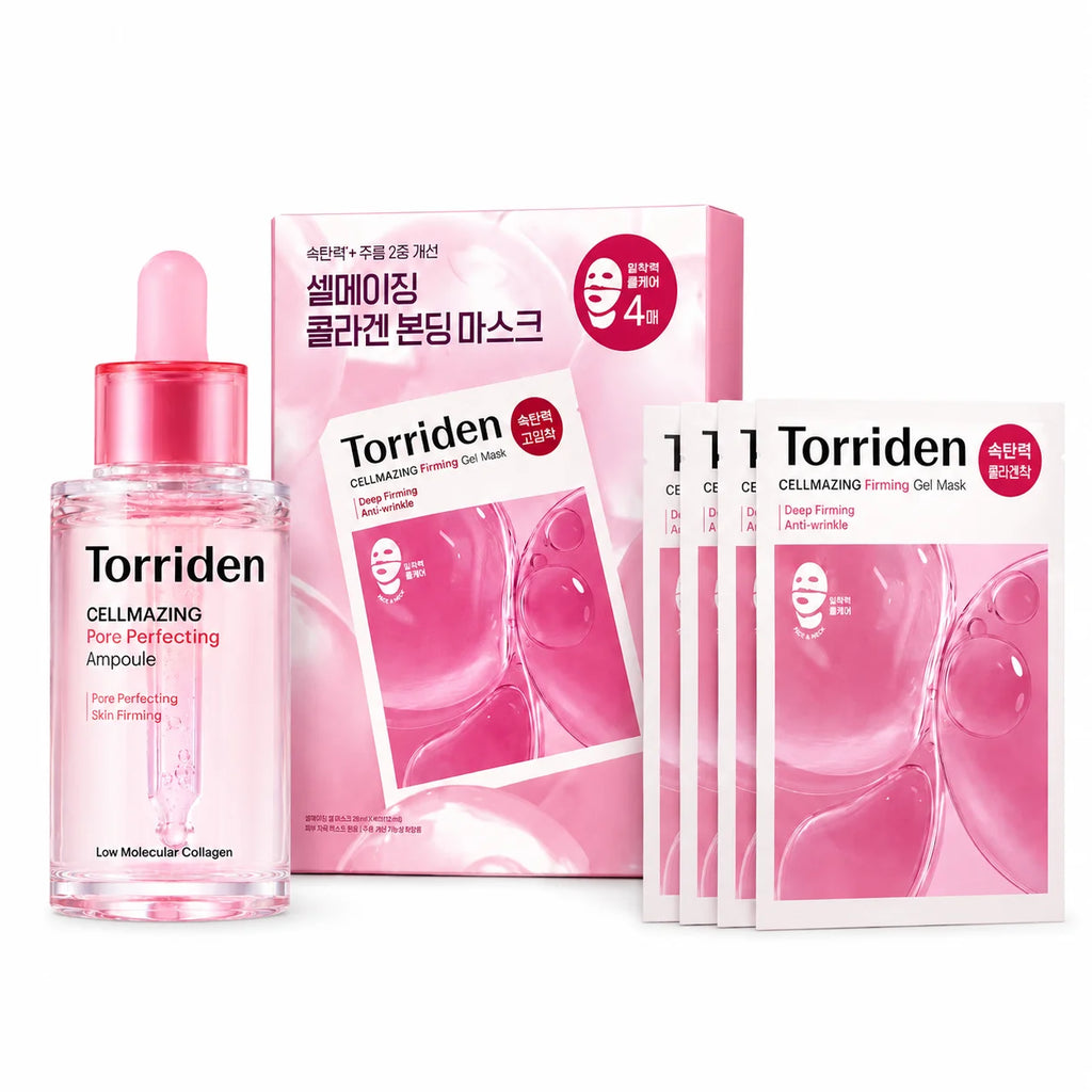 Torriden CELLMAZING Colagen Low-Molecular Ampulă & Mască Gel Kit