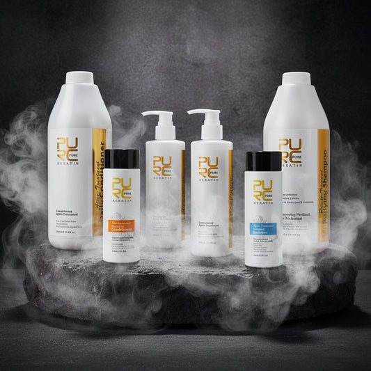 PURC Purifying Shampoo & Balsam 1000ml – Pre/Post Tratament Keratină | Rozmarin, Mușețel | CPNP