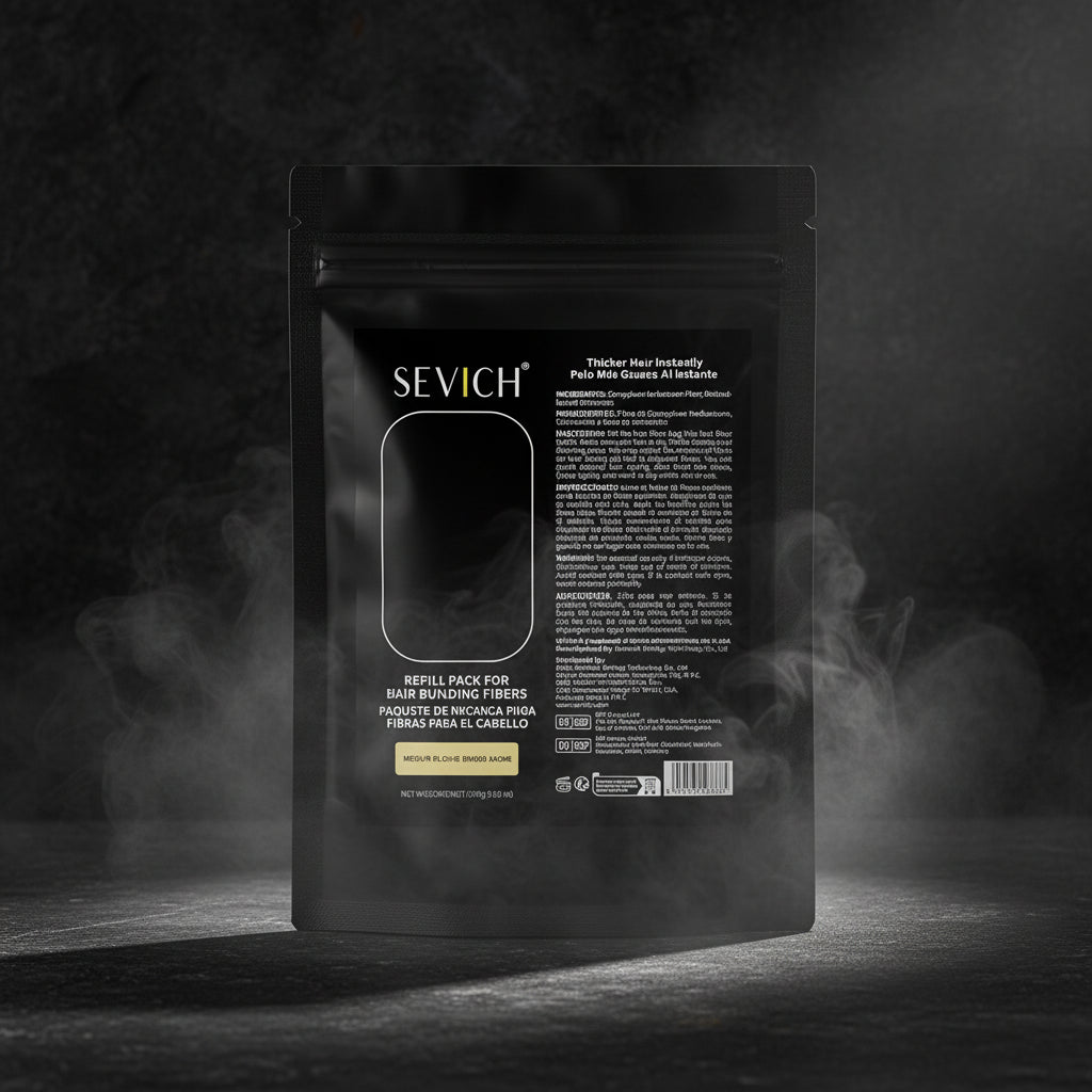 SEVICH Hair Building Fibers – Pudra Densificare Păr în 5 Secunde | 10 Nuanțe | 25g/100g | CPNP