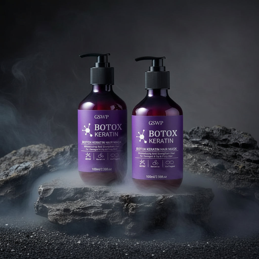 GSWP Botox Keratin Hair Mask 100/200ml – Mască Reparatoare Păr Deteriorat | Anti-Frizz & Hidratare | CPNP
