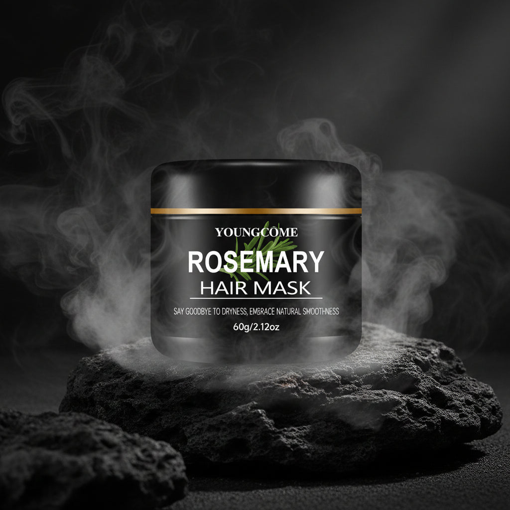 YOUNGCOME Rosemary Hair Care Kit 4in1 – Mask + Șampon + Balsam + Ulei cu Biotină | Anti-Cădere & Creștere | CPNP