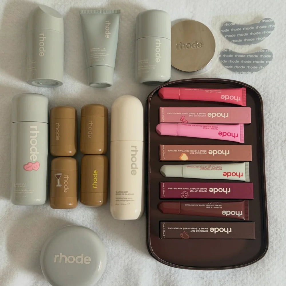 Rhode Skin Limited Edition – Lip Gloss, Face Mist, Peptide Fluid, Barrier Butter & Cleanser | Alege Varianta Ta