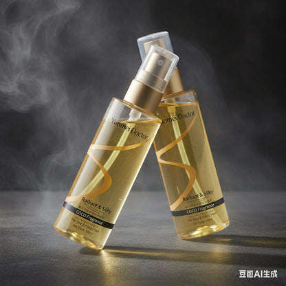 Spray Ulei Păr Anti-Frizz Parfumat – Ușor, Non-Gras, pentru Păr Vopsit & Permanent | Lungă Durată