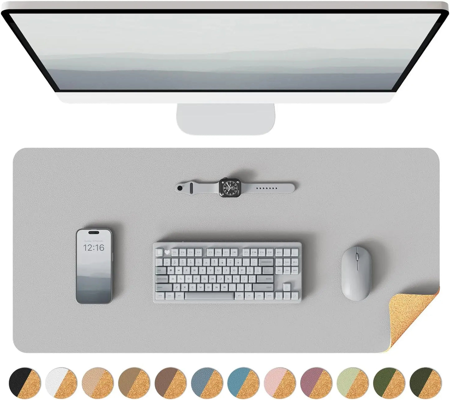 Large Waterproof Mouse Pad & Desk Blotter – Office & Gaming